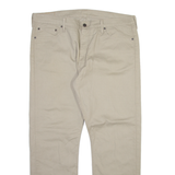 LEVI'S 513 Mens Trousers Beige Slim Straight W38 L30