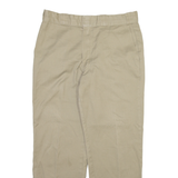 DICKIES Mens Trousers Beige Regular Straight W34 L30