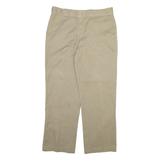 DICKIES Mens Trousers Beige Regular Straight W34 L30