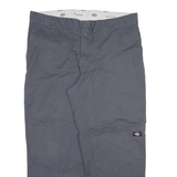 DICKIES Mens Trousers Grey Relaxed Straight W40 L28