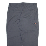 DICKIES Mens Trousers Grey Relaxed Straight W40 L28