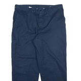 DICKIES Mens Trousers Blue Regular Straight W37 L29