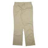 DICKIES Womens Trousers Beige Regular Bootcut W32 L31