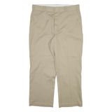 DICKIES Mens Trousers Beige Regular Straight W36 L28