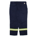 CARHARTT Mens Trousers Blue Relaxed Straight W38 L30