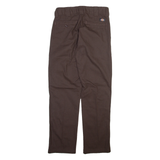DICKIES Mens Trousers Brown Slim Tapered W28 L29