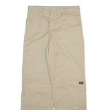 DICKIES Boys Trousers Beige Regular Straight W28 L30