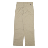 DICKIES Boys Trousers Beige Regular Straight W28 L30