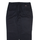 DICKIES Mens Trousers Black Regular Straight W38 L32
