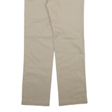 DICKIES Womens Trousers Beige Slim Straight W30 L31