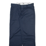DICKIES 774 Womens Trousers Blue Regular Straight W32 L31