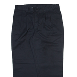 DICKIES Mens Trousers Black Relaxed Straight W38 L30