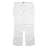 DICKIES Carpenter Womens Trousers White Regular Straight W36 L32