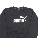 PUMA Mens Sweatshirt Black Crew Neck M