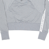 NIKE Cropped Womens Sweatshirt Grey Crew Neck S