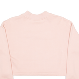 CHAMPION Cropped Womens Sweatshirt Pink Crew Neck S