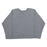 DKNY Cropped Womens Sweatshirt Grey Crew Neck M