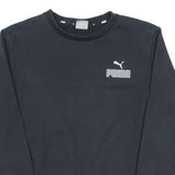 PUMA Mens Sweatshirt Black Crew Neck S