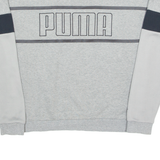 PUMA Womens Sweatshirt Grey Crew Neck UK 12