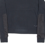 NIKE Womens Sweatshirt Black Crew Neck S