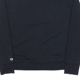 CHAMPION Womens Sweatshirt Black High Neck L