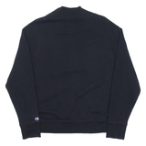 CHAMPION Womens Sweatshirt Black High Neck L