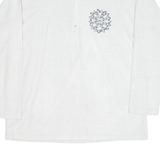 MASER Mens Sweatshirt Grey 1/4 Zip M