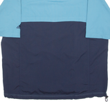 ADIDAS Training Short Sleeve Mens Sweatshirt Blue 1/4 Zip XL