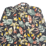 RAFAELA BENA Womens Shirt Black Floral Long Sleeve S