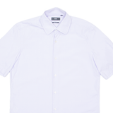 BOSS Mens Plain Shirt Purple M