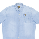 PME LEGEND Mens Plain Shirt Blue XL
