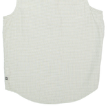COLUMBIA Womens Shirt Beige Check Sleeveless M