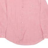 MANLY Mens Shirt Red Striped Long Sleeve M