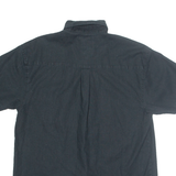 TOP SPIRIT Mens Plain Shirt Black M