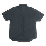 TOP SPIRIT Mens Plain Shirt Black M