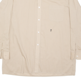DIOLEN STAN HEMD Mens Plain Shirt Brown Long Sleeve L