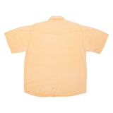 UNDERGROUND Mens Plain Shirt Orange L
