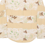 DIESEL Mens Shirt Brown Floral Long Sleeve M