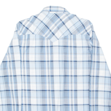 LEVI'S Mens Shirt Blue Check Long Sleeve S