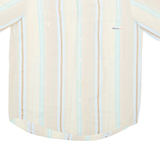 ELLESSE Mens Shirt Brown Striped M