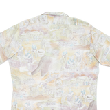 Mens Shirt Purple Crazy Pattern L