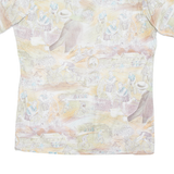 Mens Shirt Purple Crazy Pattern L