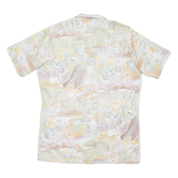 Mens Shirt Purple Crazy Pattern L