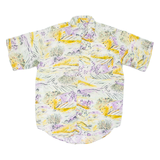 Mens Shirt Yellow Crazy Pattern S