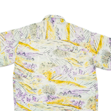 Mens Shirt Yellow Crazy Pattern S