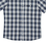 JACK WOLFSKIN Mens Shirt Blue Check S