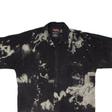 Mens Shirt Black Crazy Pattern ONE SIZE