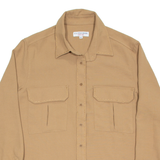U.S. POLO ASSN Womens Plain Shirt Brown Long Sleeve L