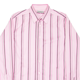 TED BAKER Mens Shirt Pink Striped Long Sleeve L
