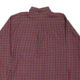 TOMMY HILFIGER Mens Shirt Red Check Long Sleeve L